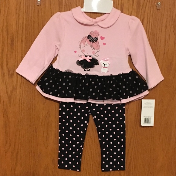 Davidtutera baby girl set NWT size 3-6 months. - Picture 1 of 7